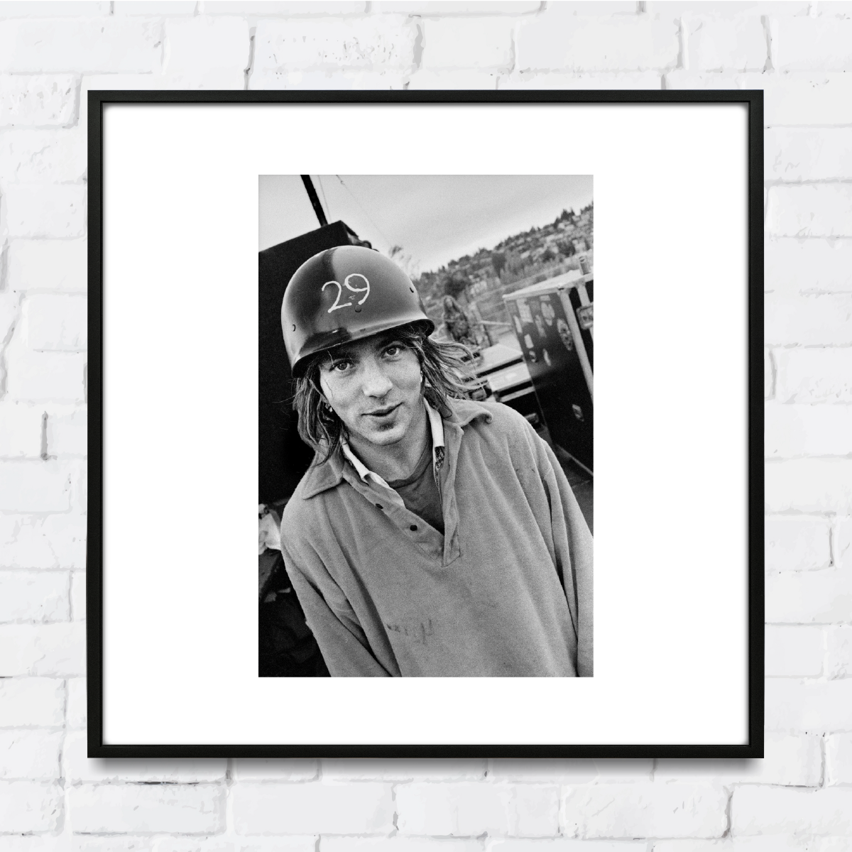 eddie vedder, drop in the park, seattle 9/20/92 - 24 x 24 inch
