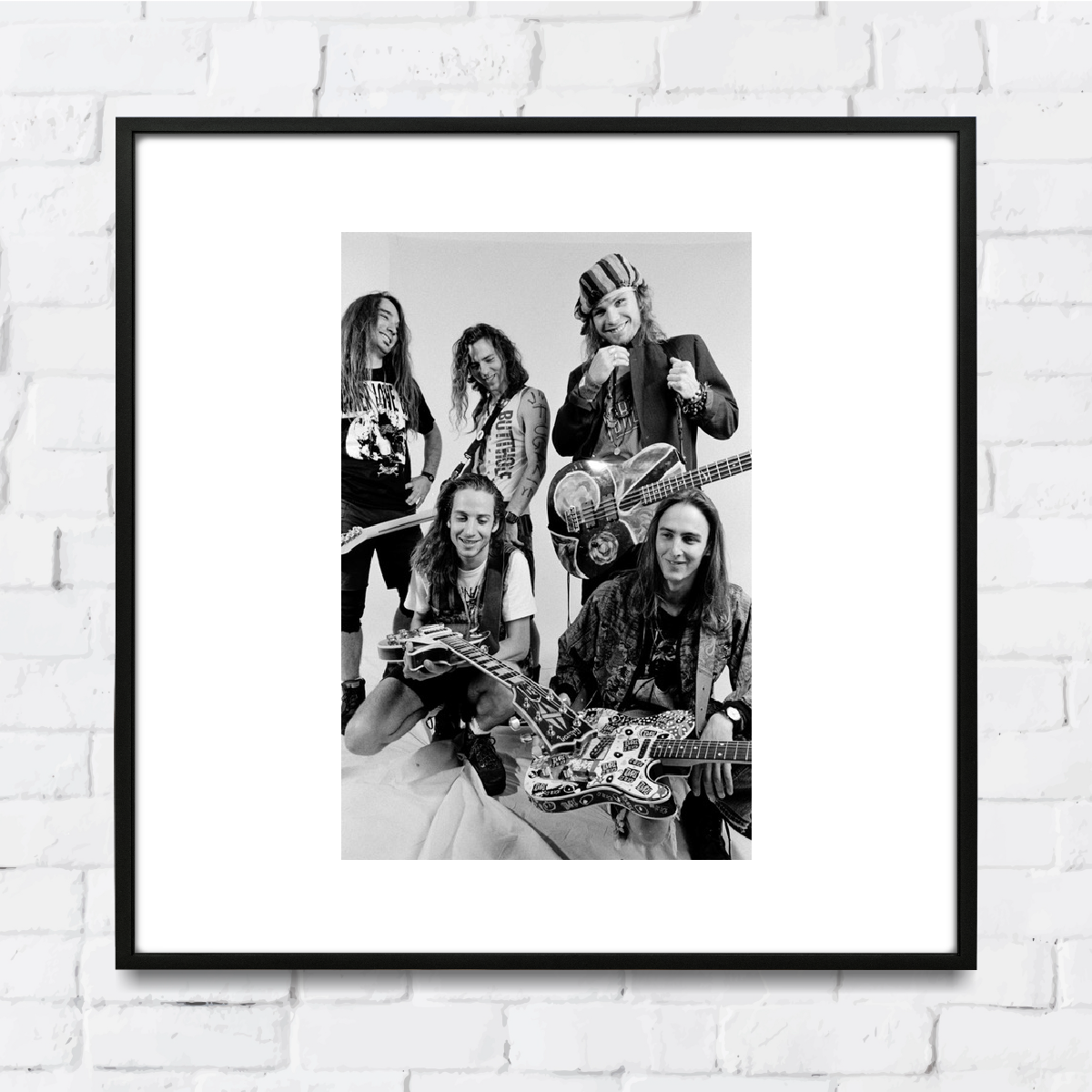 pearl jam - wall street studio, seattle, 1991 - 12 x 12 inch
