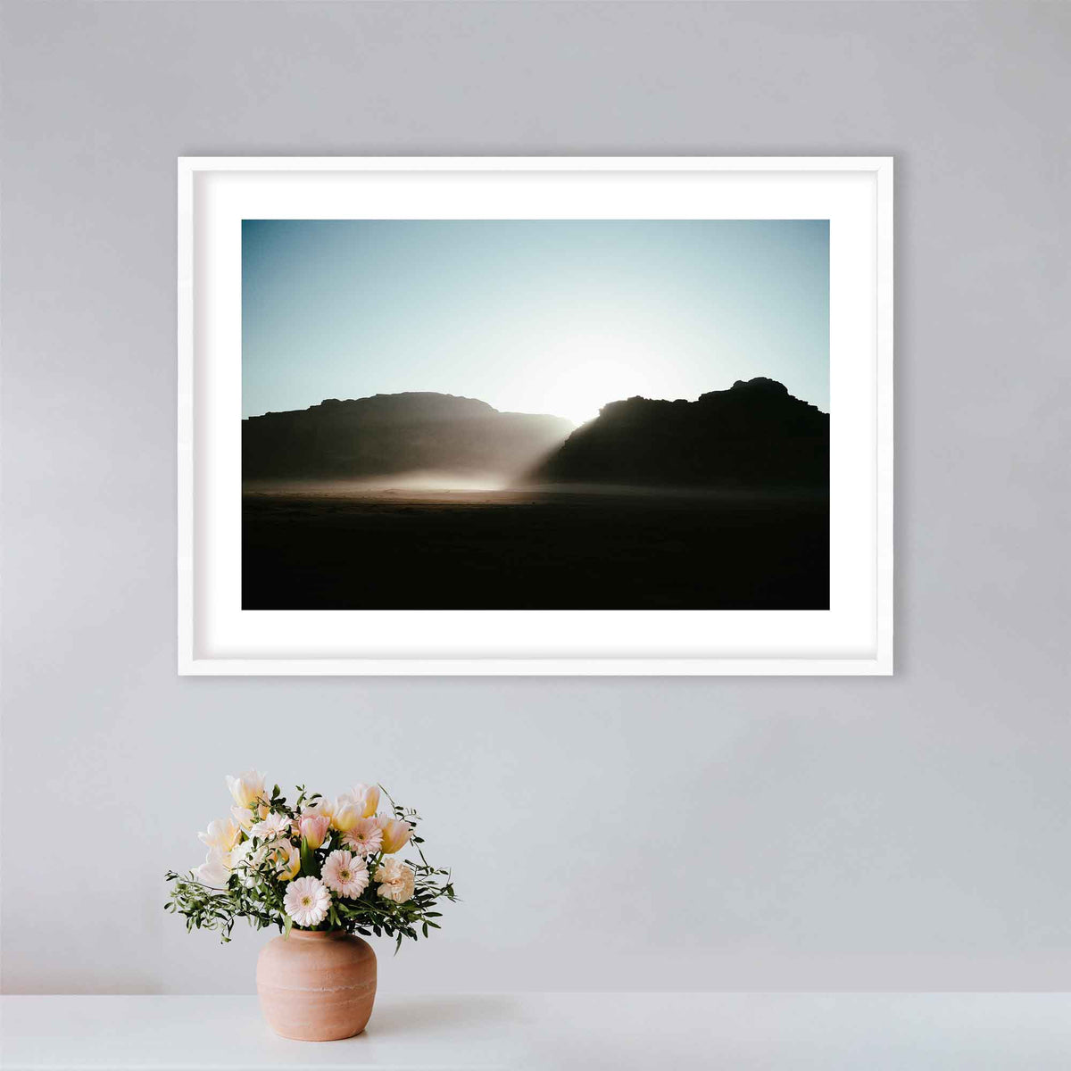 pouring light in fog - limited edition prints