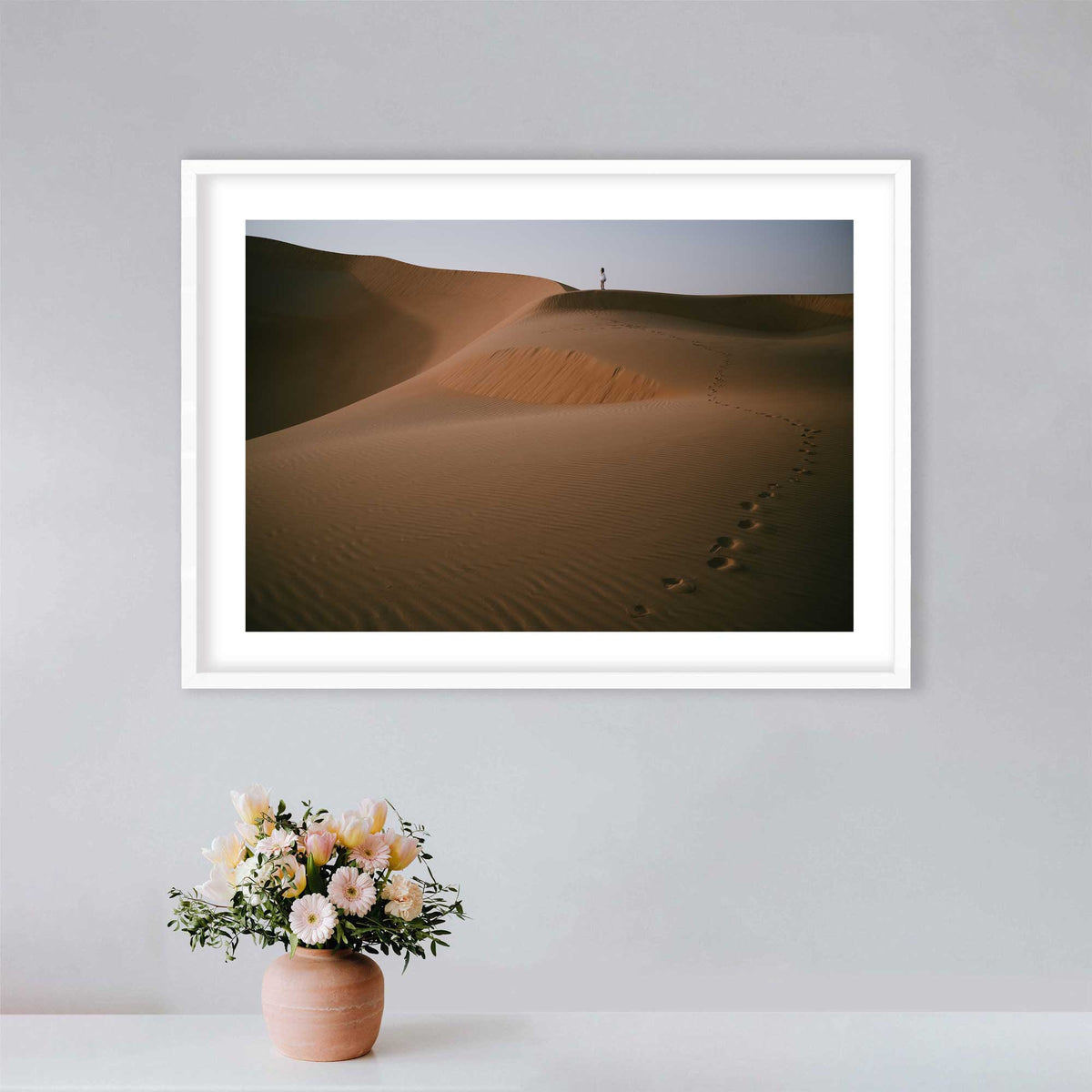 framed print - the desert is a woman ii