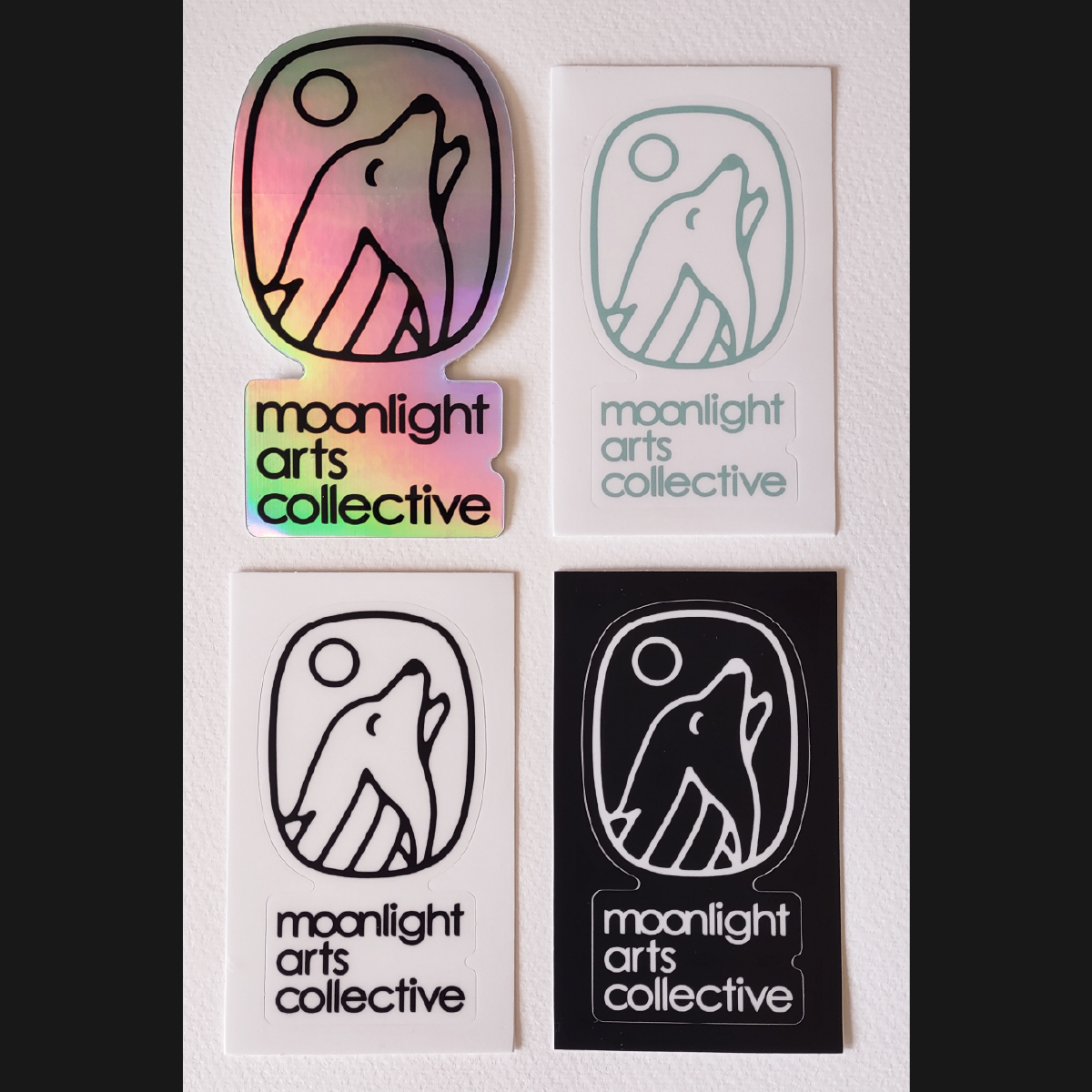 moonlight arts collective sticker pack - pack of four – Moonlight Arts ...