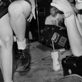 kathleen hanna, bikini kill, and alison wolfe (audience of bratmobile) international pop underground, olympia, wa 1991- 24 x 24 inch edition