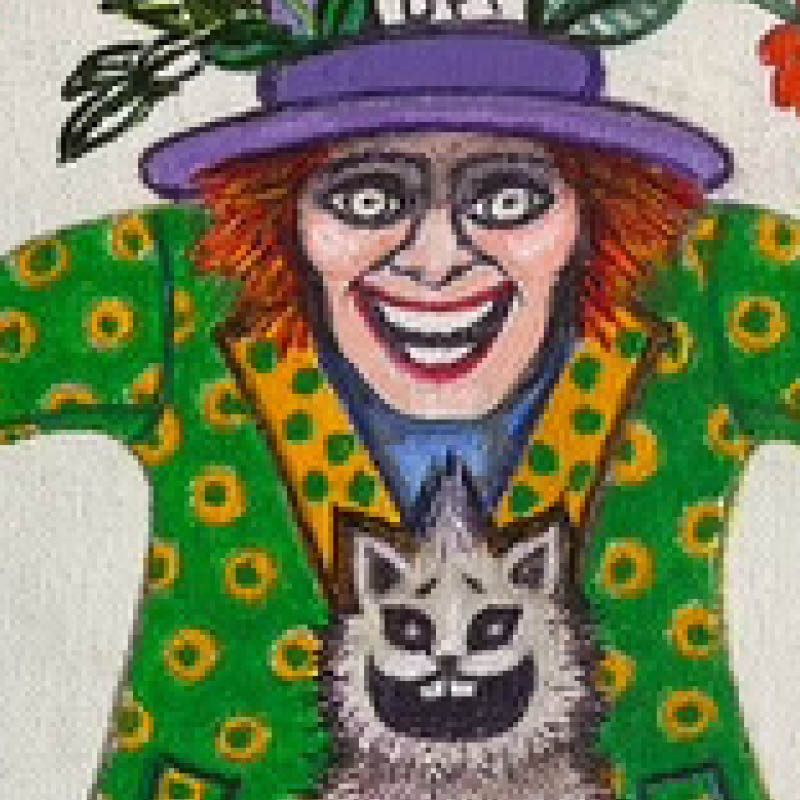 
                  
                    the mad hatter and the chesire cat  - original artwork
                  
                