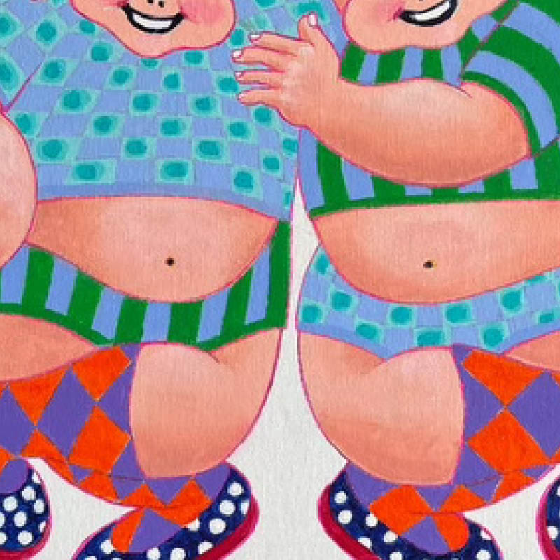 
                  
                    tweedle dum and tweedle dee  - original artwork
                  
                