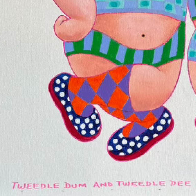 
                  
                    tweedle dum and tweedle dee  - original artwork
                  
                