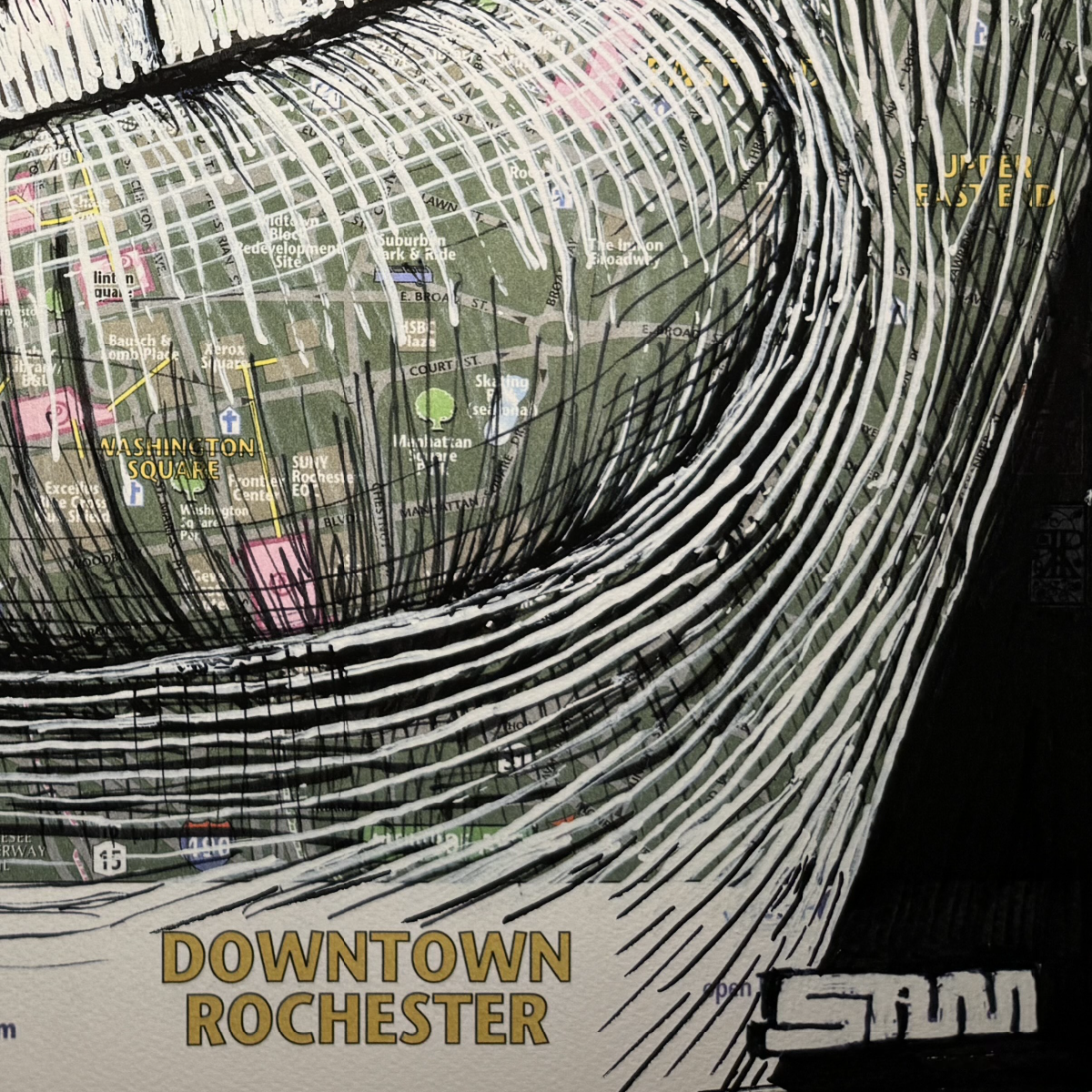 rochester, new york - hand-embellished edition i