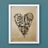 love letters collection (set of 4) - limited edition print