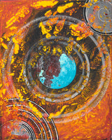world on fire - original artwork