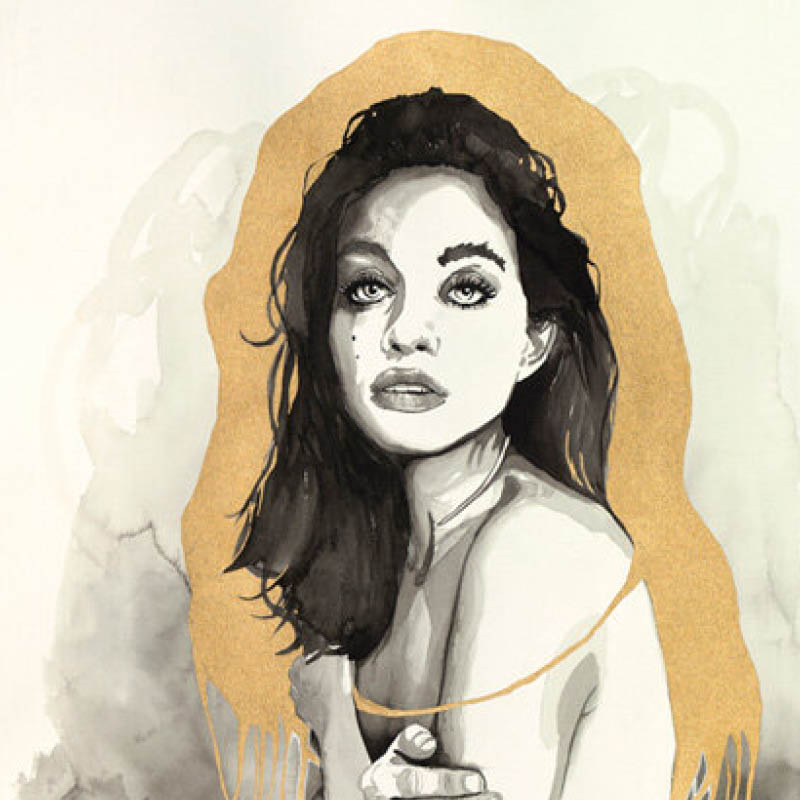 
                  
                    nicole in gold - artist proof
                  
                