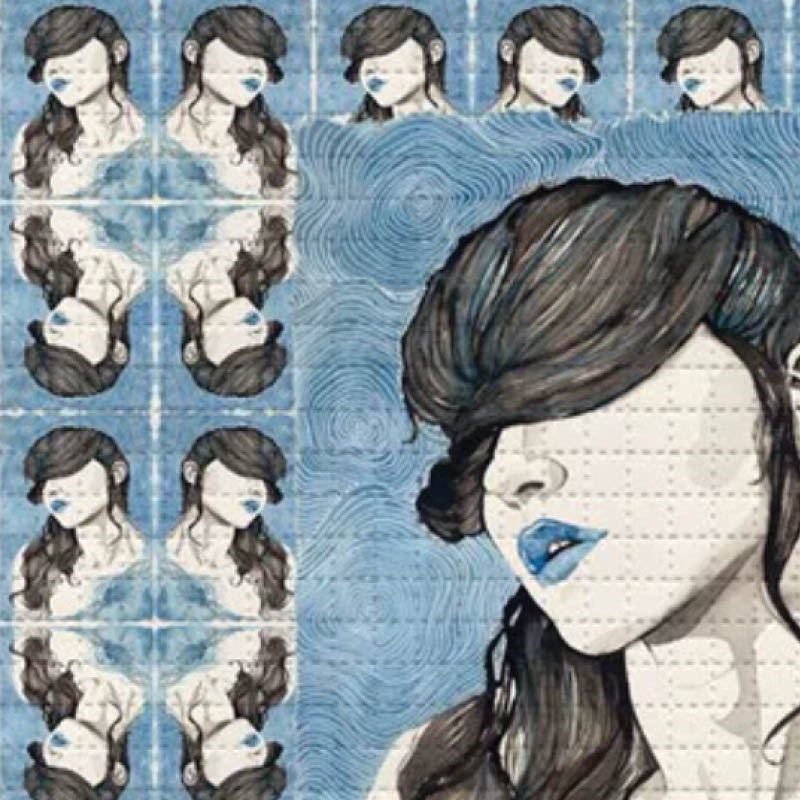 
                  
                    paige in blue - blotter edition - artist proof
                  
                