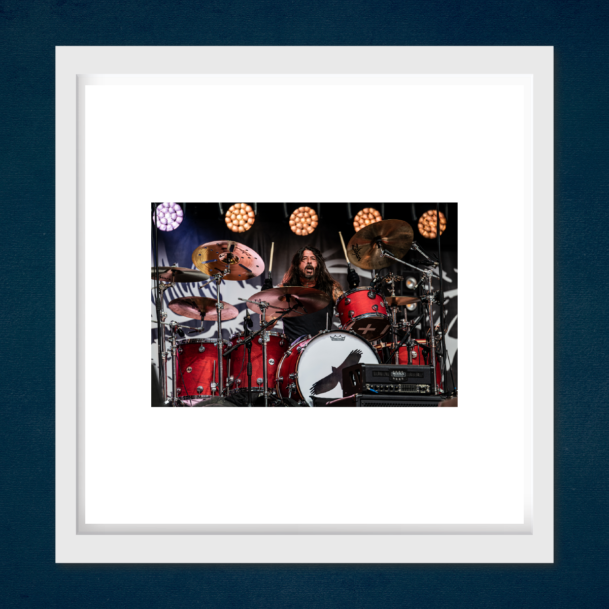 dave grohl - taylor's wings - wembley stadium, london, september 3, 2022 - 12 x 12 inch - limited edition print