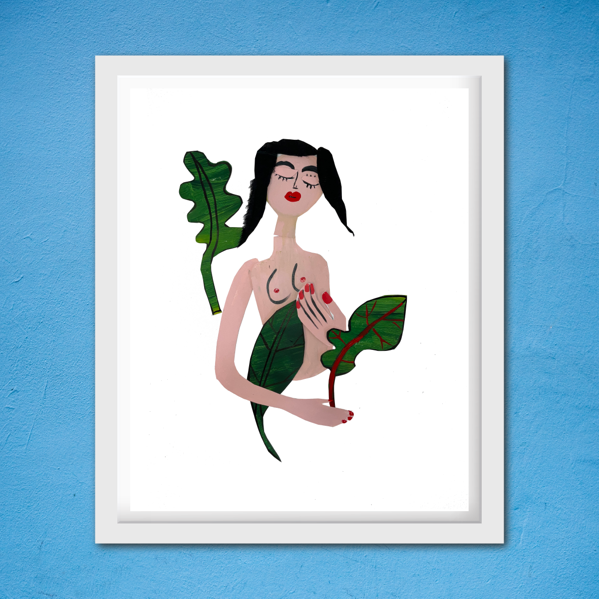 simple plant lady - 16 x 20 inch edition