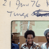 tinga stewart and big youth in downtown kingston - june 21st, 1976 - 6 x 6 inch limited edition prints