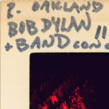 bob dylan and the band, live at the oakland coliseum, february 11, 1974 - 12 x 12 inch - limited edition prints