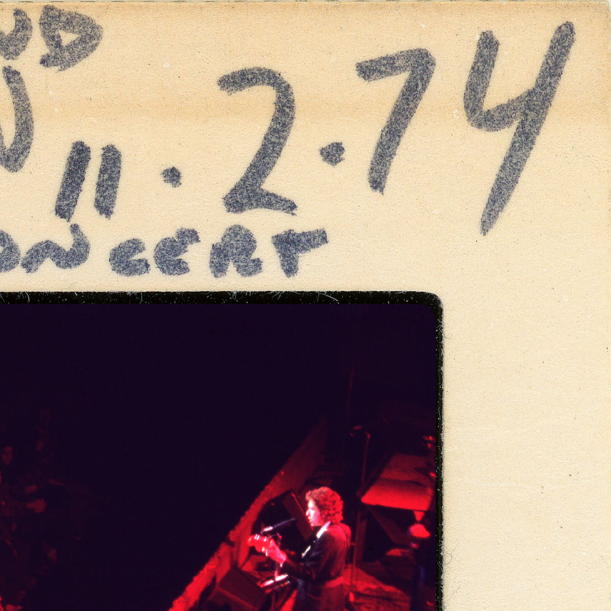 bob dylan and the band, live at the oakland coliseum, february 11, 1974 - 6 x 6 inch - limited edition prints