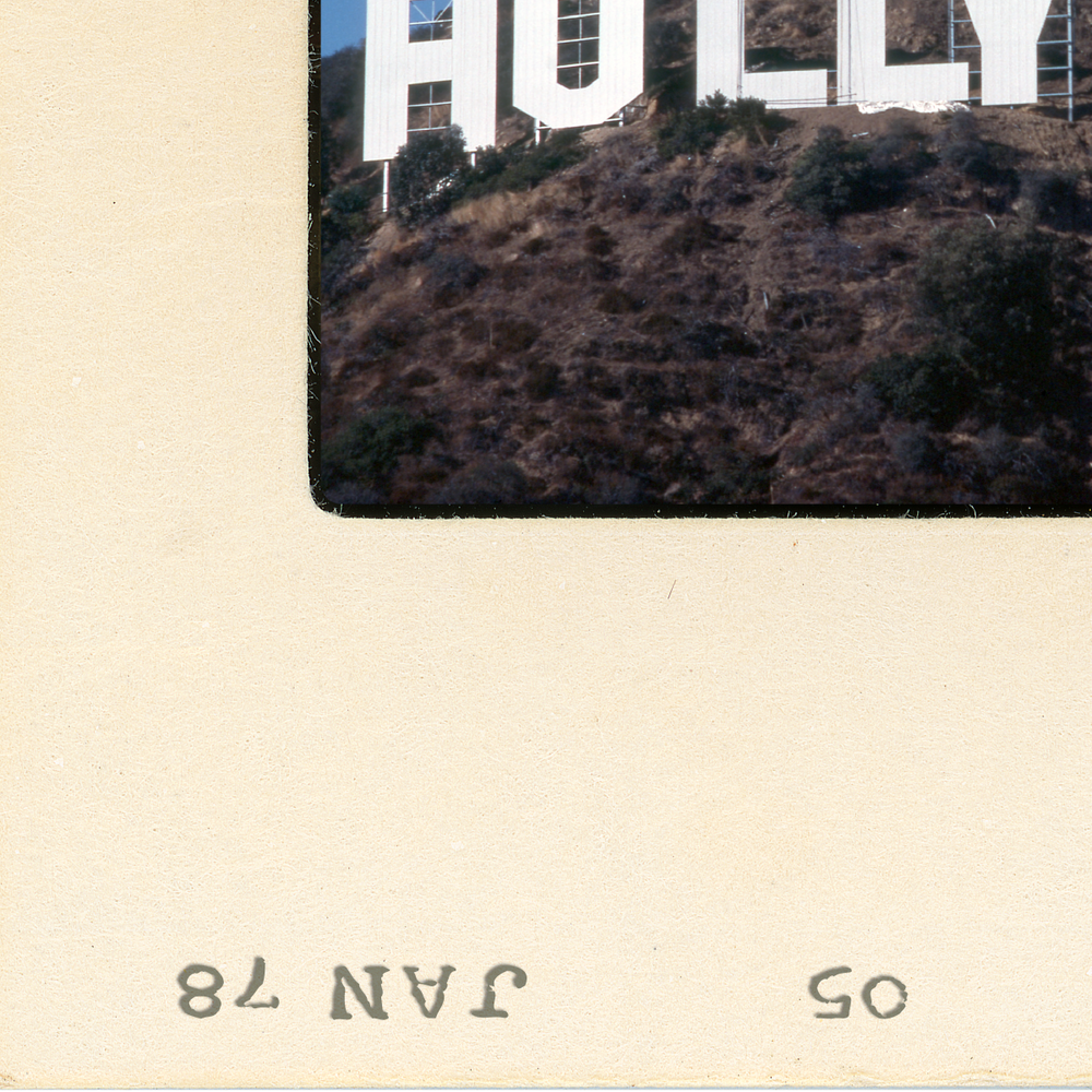 
                  
                    hollywood sign restoration, january 1978 - 12 x 12 inch - limited edition prints
                  
                