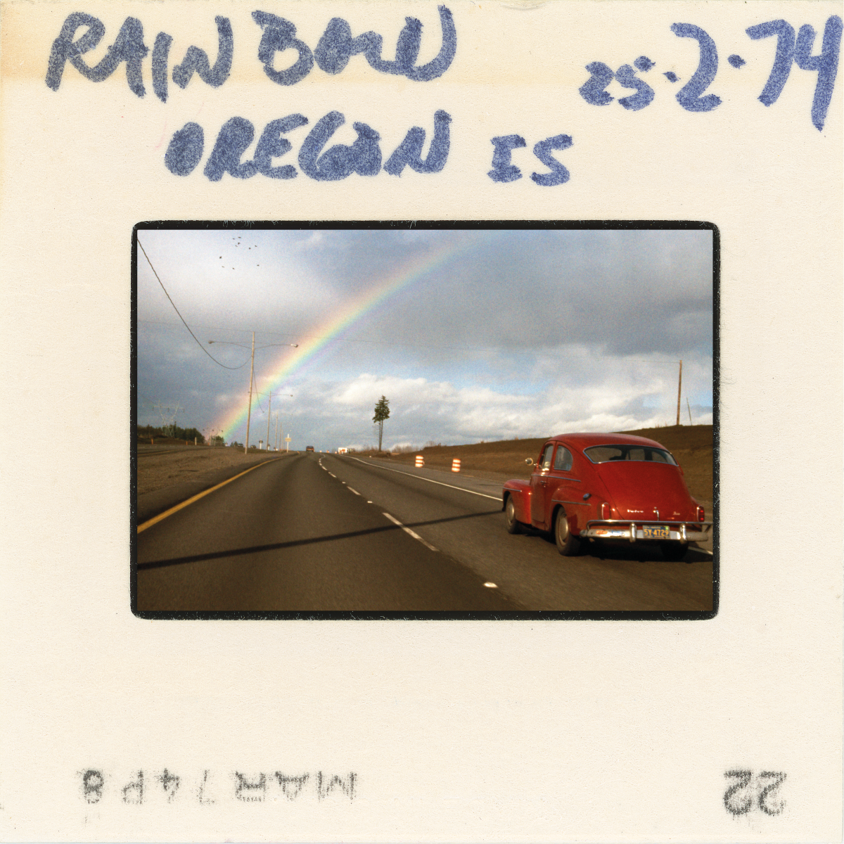 road trip through oregon with friend and photojournalist tim page, february 25, 1974 - 12 x 12 inch - limited edition prints