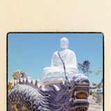 long sơn buddhist temple, nha trang, viet nam, june 2nd, 1968 - 6 x 6 inch - limited edition prints