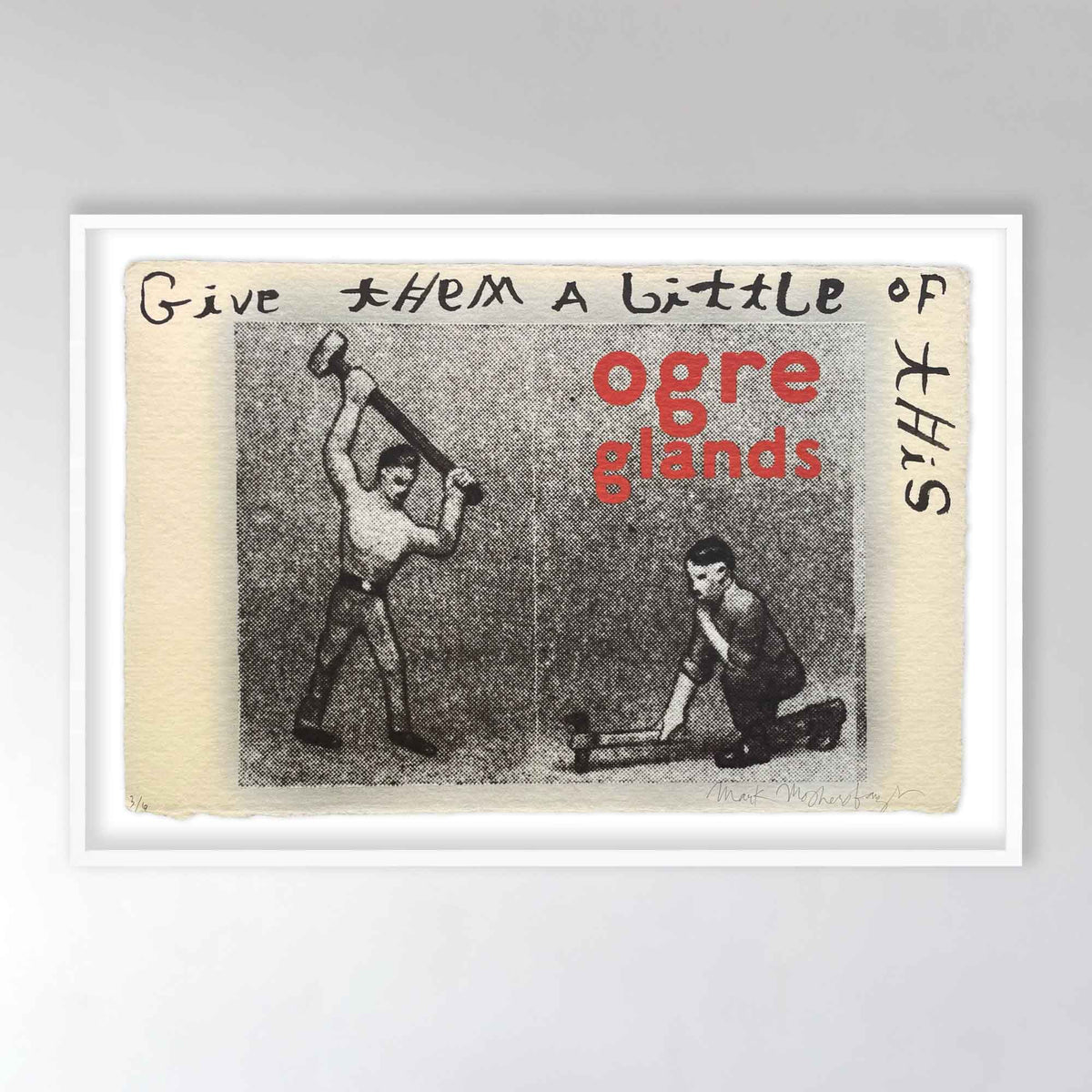 ogre glands - postcard series - limited edition prints