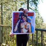 pixel goddess - 18 x 18 inch edition