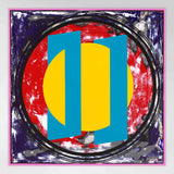 two circles through a circular form - original artwork