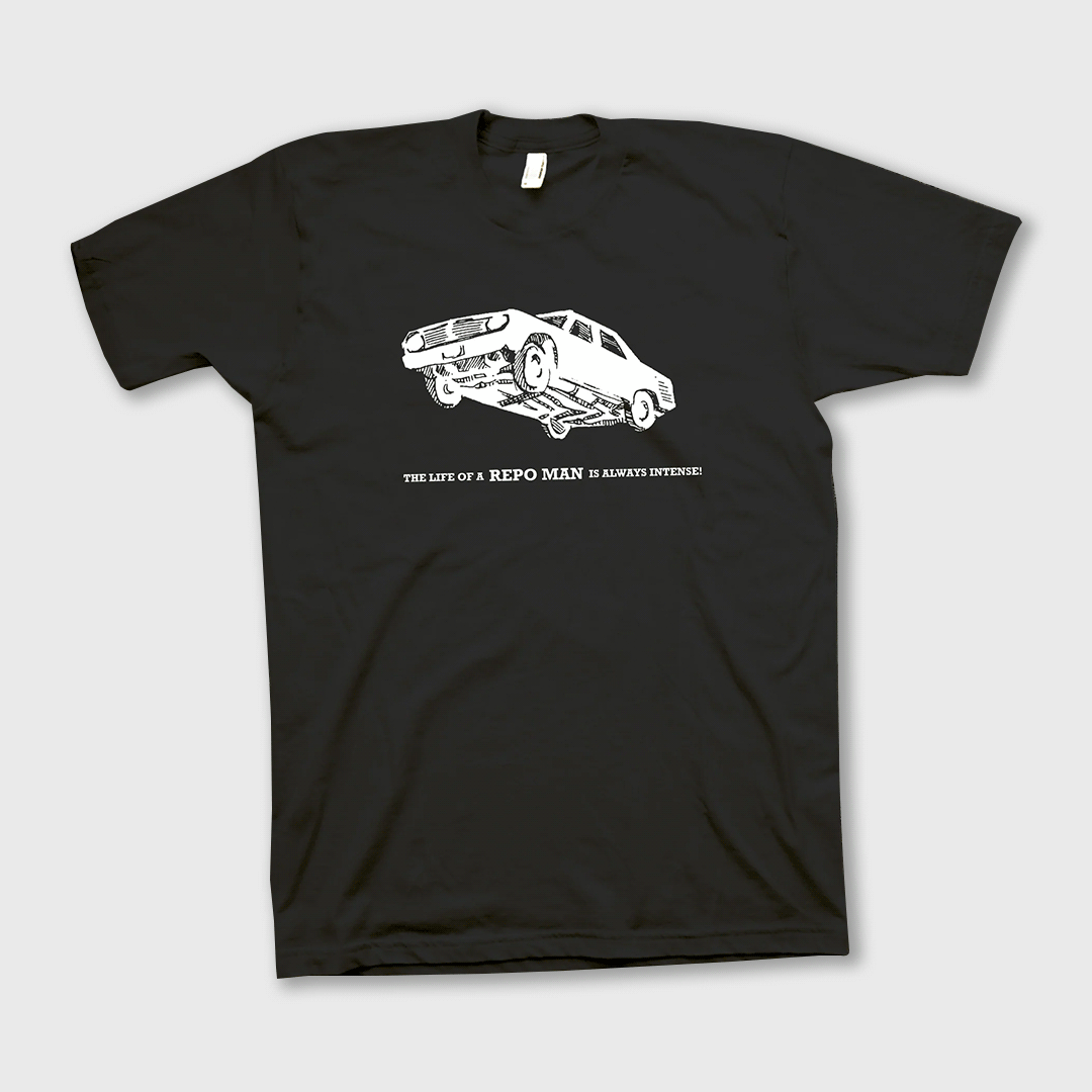 repo man -  glow-in-the-dark malibu t-shirt