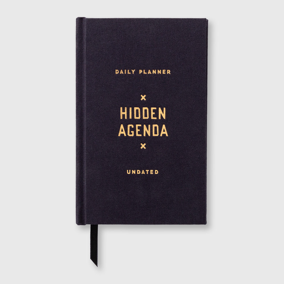 hidden agenda undated mini planner