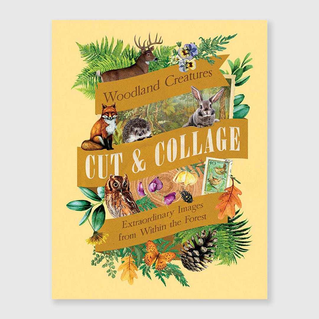 cut and collage woodland creatures