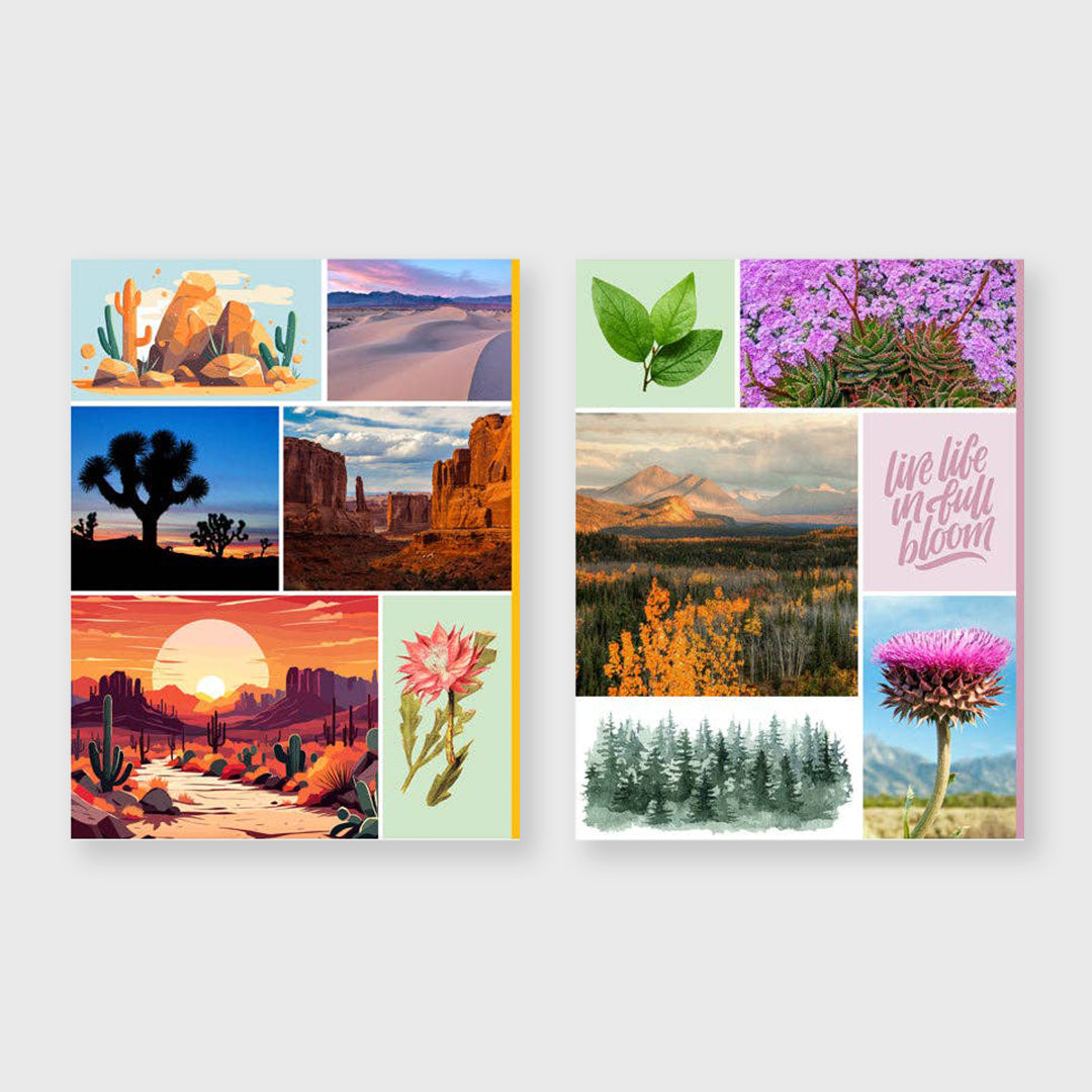 cut and collage national parks