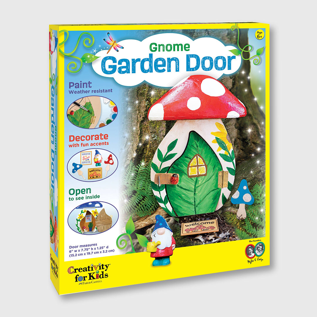 gnome garden door diy craft kit