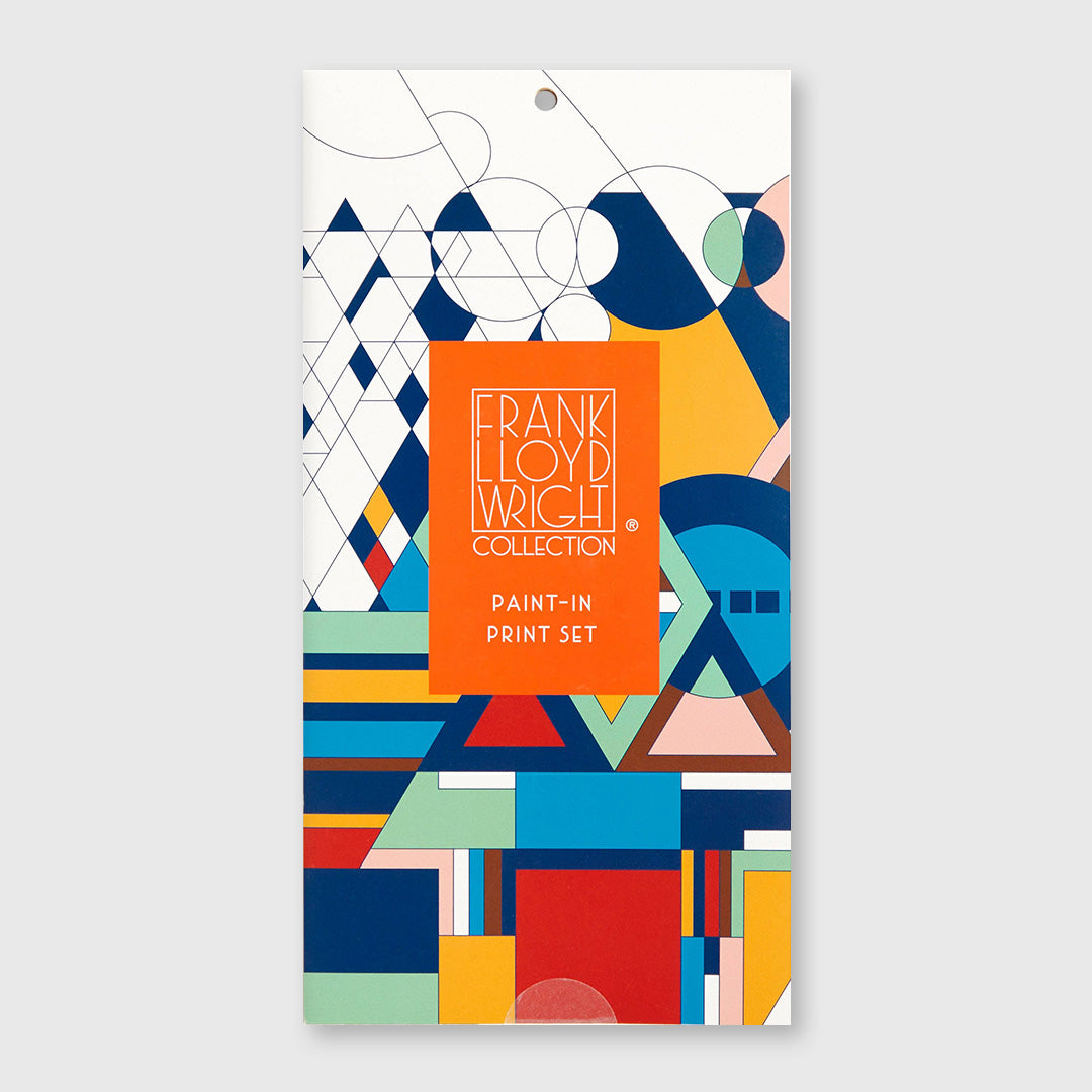 frank lloyd wright paint-in print set