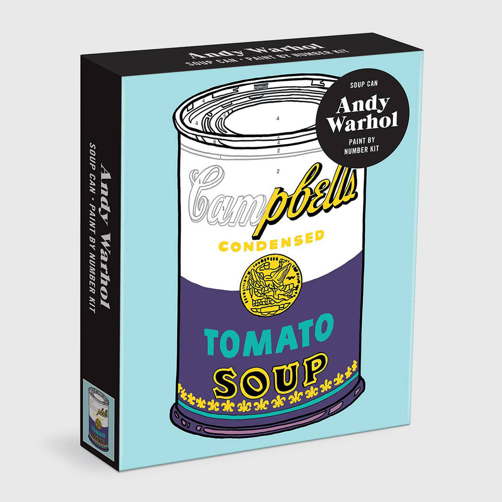 andy warhol soup can paint by number kit