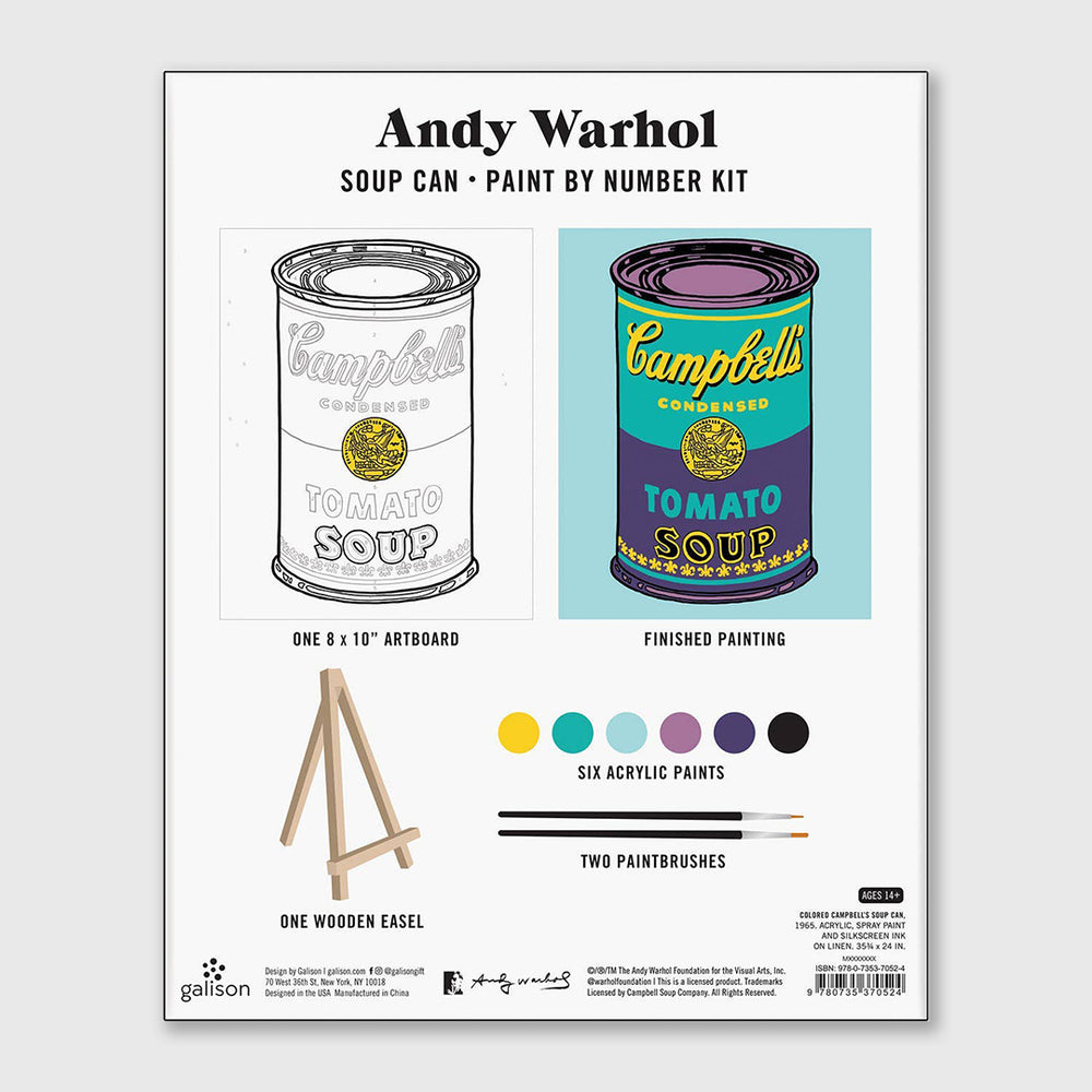 
                  
                    andy warhol soup can paint by number kit
                  
                