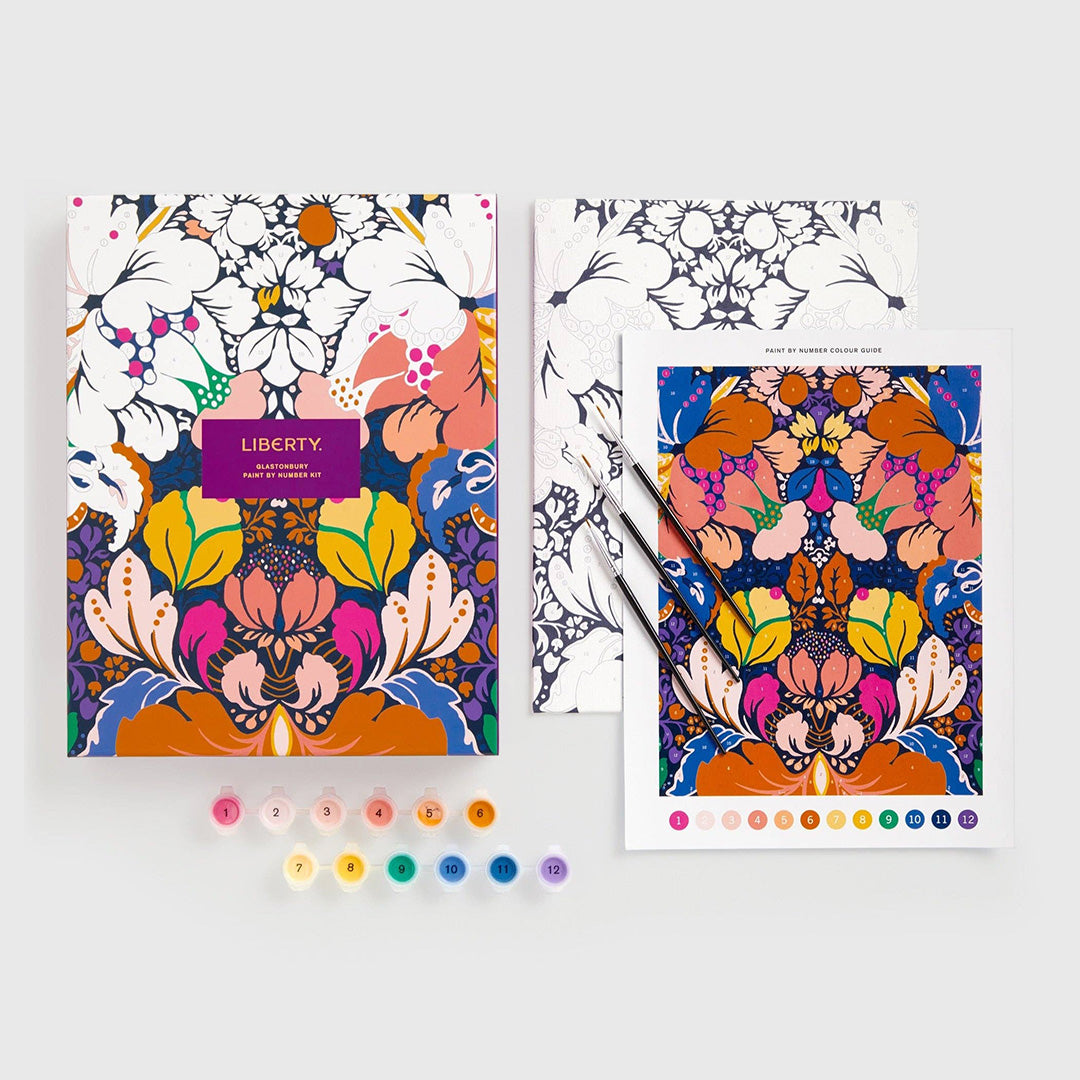 glastonbury paint by number kit - 9 x 12 inch