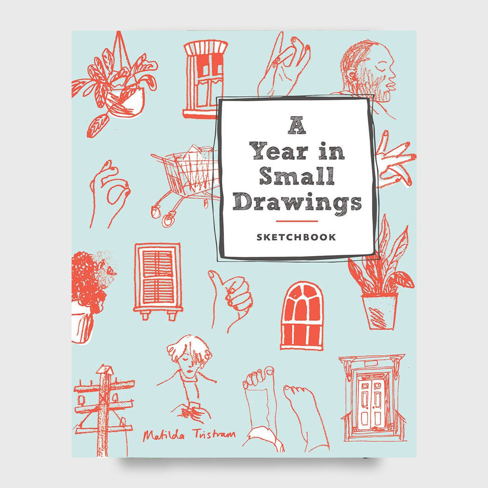 a year in small drawings sketchbook