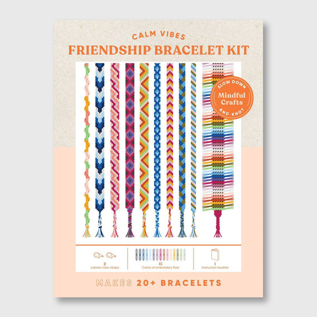 calm vibes friendship bracelet kit