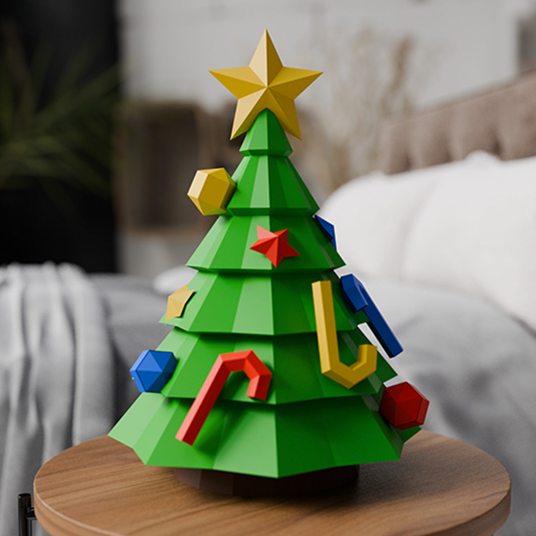 christmas tree -3d papercraft origami model