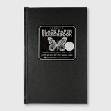 premium black paper sketchbook - 5.25 x 8.5 inch