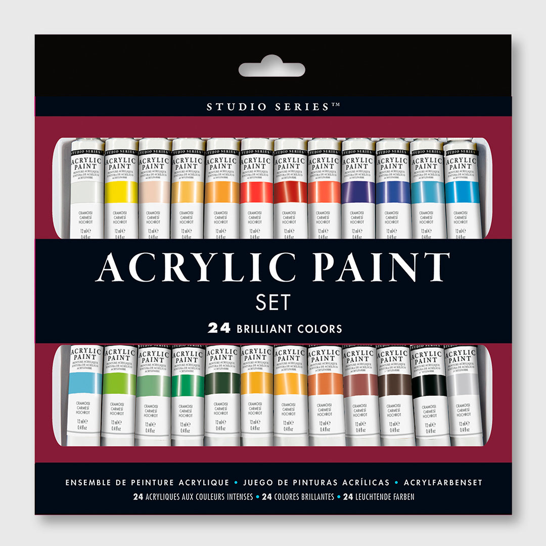 acrylic paint set - 24 colors