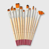 artist's paintbrushes - set of 12