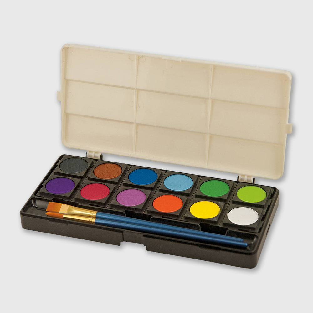 dry gouache paint - set of 12