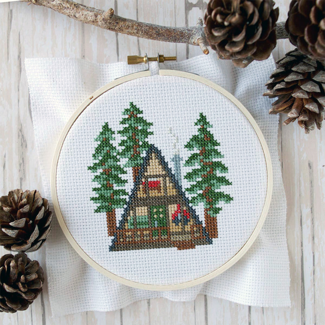 a-frame cross stitch kit