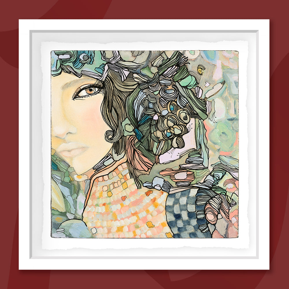 $75 - neon people ii - 12 x 12 inch edition