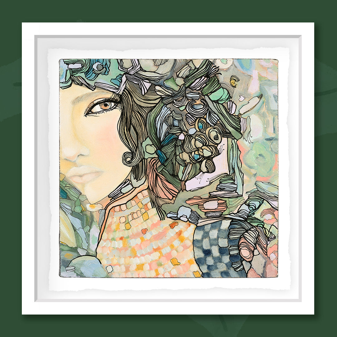 $500 - neon people ii - 24 x 24 inch edition