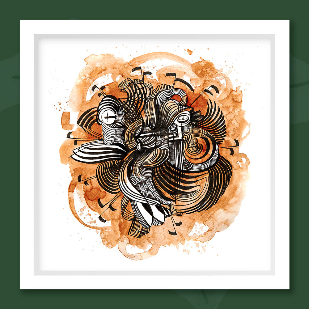 $25 - singing strings - 6 x 6 inch edition