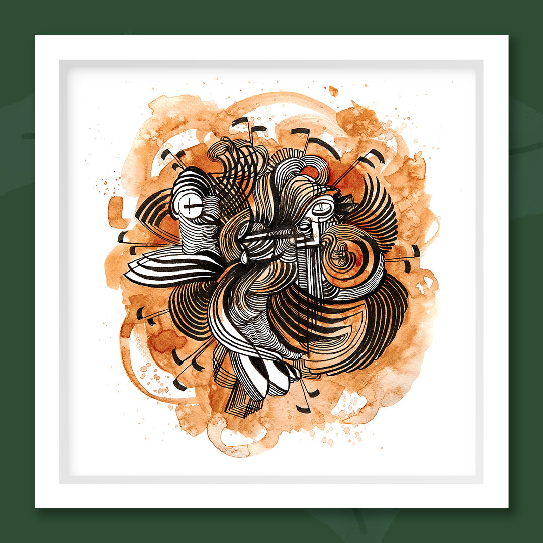 $25 - singing strings - 6 x 6 inch edition