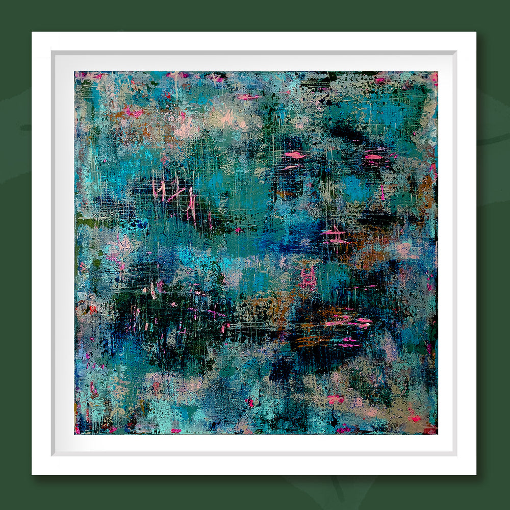 $50 - blue triumph - 12 x 12 inch edition