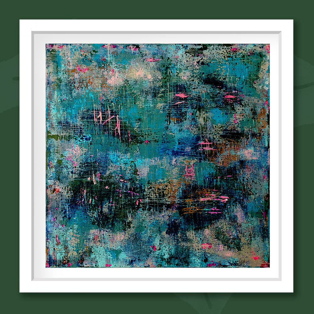 $75 - blue triumph - 15 x 15 inch edition