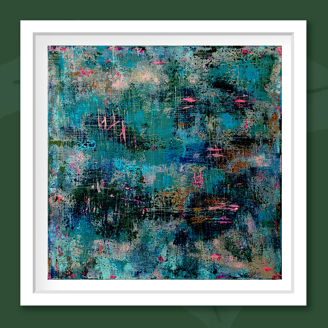 $75 - blue triumph - 15 x 15 inch edition