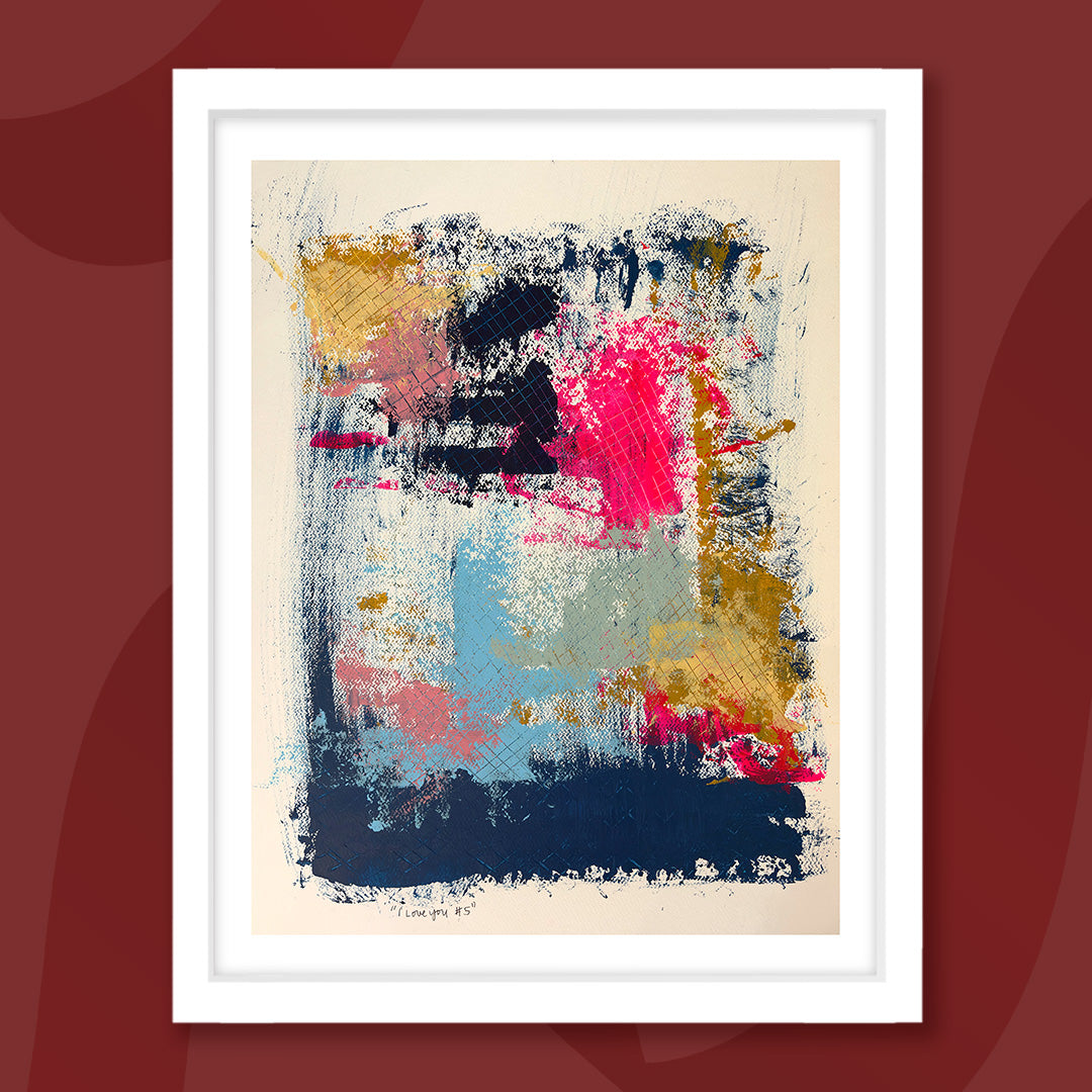 $75 - i love you #5 - 12 x 16 inch edition